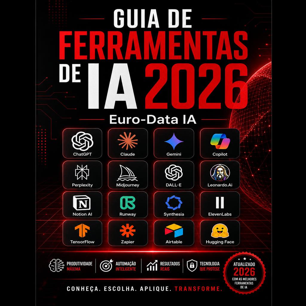 Capa do ebook Guia de Ferramentas de IA 2026