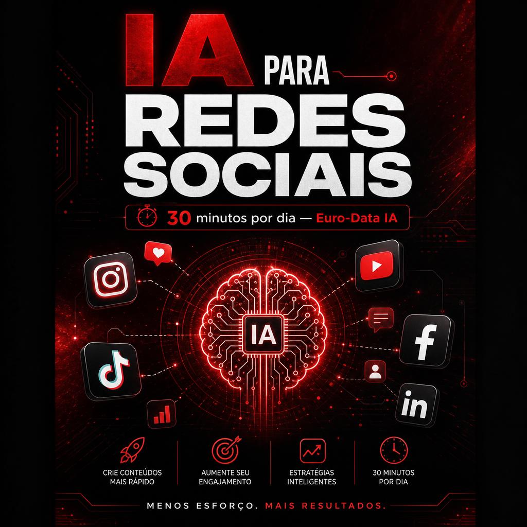Capa do ebook IA para Redes Sociais